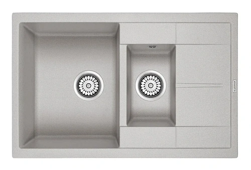 Мойка для кухни Paulmark Feste 77 см серая - фото 8