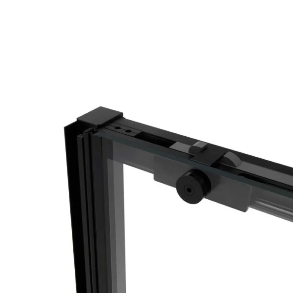 Душевая дверь в нишу Vincea Slim Soft VDS-1SS130CL 130 см с держателем полотенца (детальная фотография), 130 см