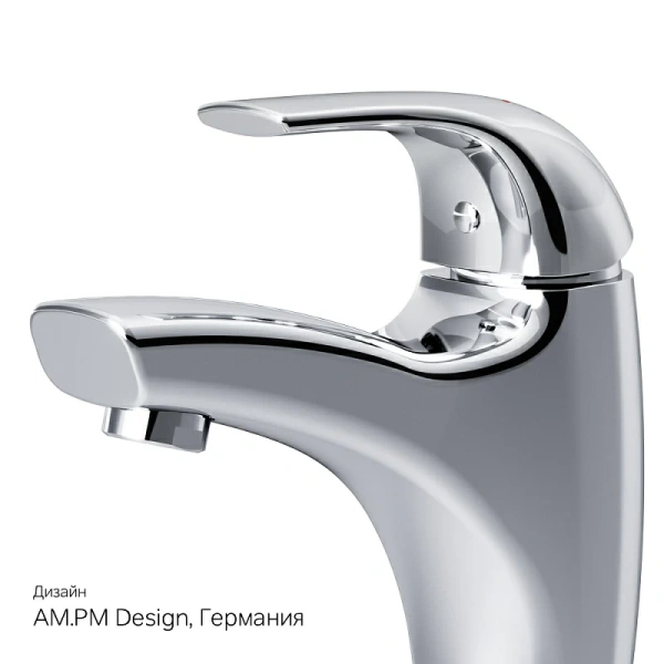 Смеситель для раковины Am.Pm Sense излив 122 мм хром F7502100 (детальная фотография), на раковину
