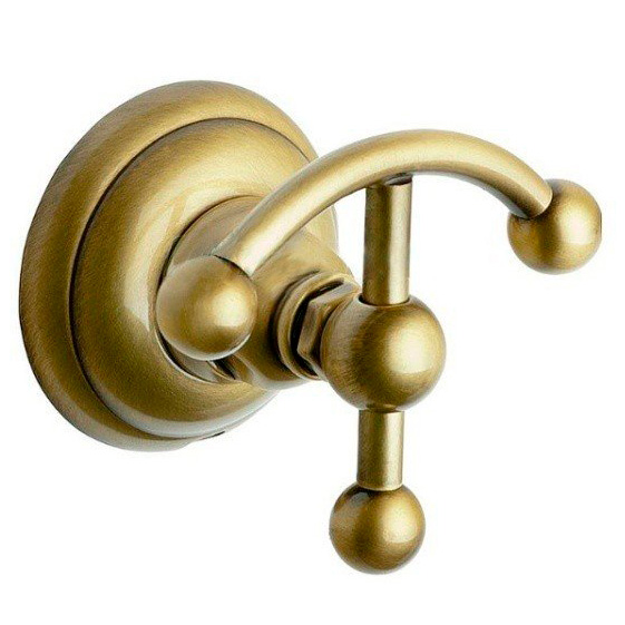 Крючок для ванной тройной, бронза, Nicolazzi Classica 1481BZ (детальная фотография)