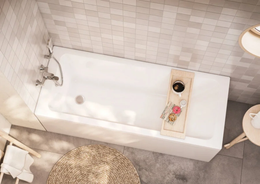 Ванна акриловая Roca Leon 170х70 248658000 (7.2486.5.800.0) белая (детальная фотография), 170х70