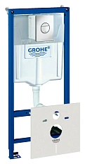 Инсталляция для унитаза Grohe Rapid SL с кнопкой хром