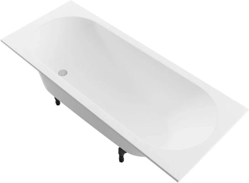 Ванна Uperwood VLotus17070W, 170 х 70 см, искусственный камень, белая матовая (детальная фотография), без гидромассажа
