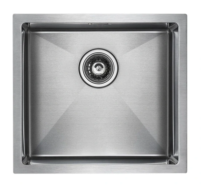 Мойка для кухни Paulmark Weser 48 см нержавеющая сталь PM804844-BS (детальная фотография)