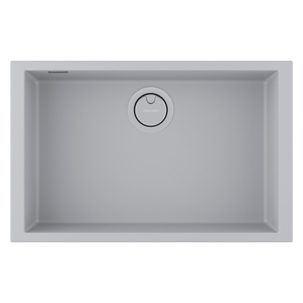 Мойка для кухни Paulmark Neo classic 69 см Urban grey PM966944-UGR (детальная фотография)