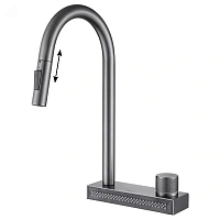 Смеситель для кухни Abber Wasser Kreis никель