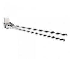 Полотенцедержатель WasserKRAFT Leine хром/белый