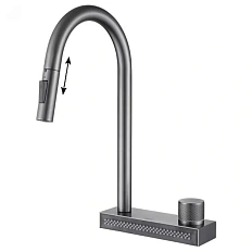 Смеситель для кухни Abber Wasser Kreis никель
