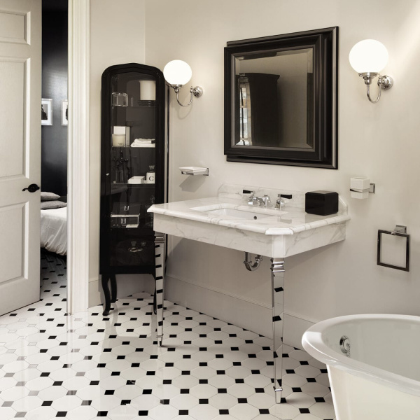 Зеркало для ванной Devon&Devon Black Harold 2SRBLHAROLD (детальная фотография), по запросу