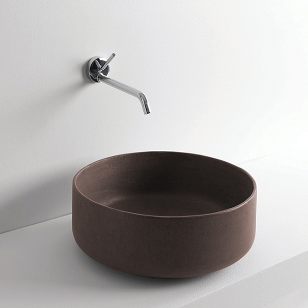 Раковина Artceram Cognac 42 см nero roma COL001 20 00 nero roma (детальная фотография), современные, hi-tech