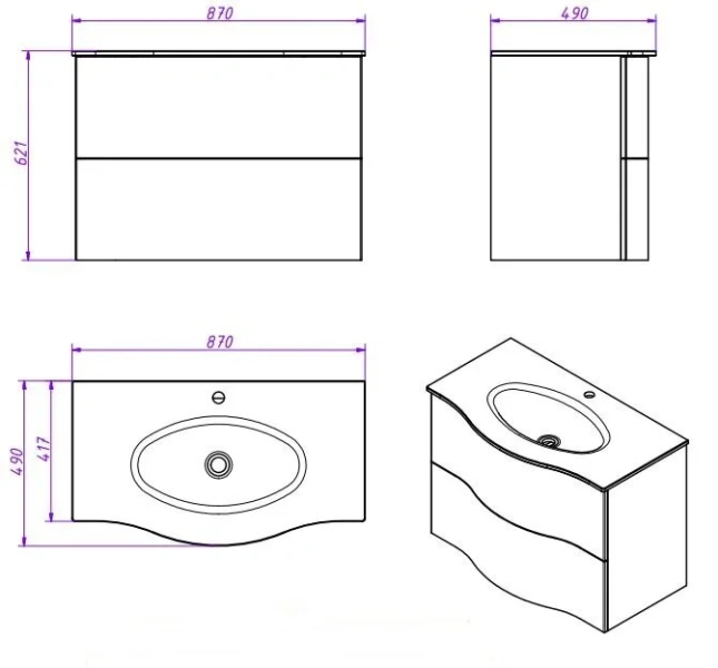Раковина мебельная Cezares Petalo 90 см Oro PETALO-ORO-900-VTR (детальная фотография), классические, ретро