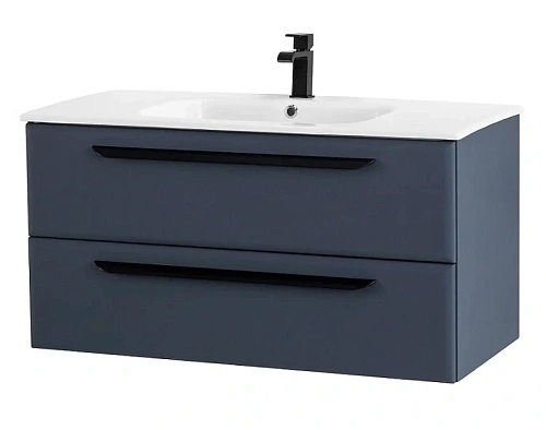 Тумба под раковину подвесная Cezares Eco 80 см Grafito - фото 2