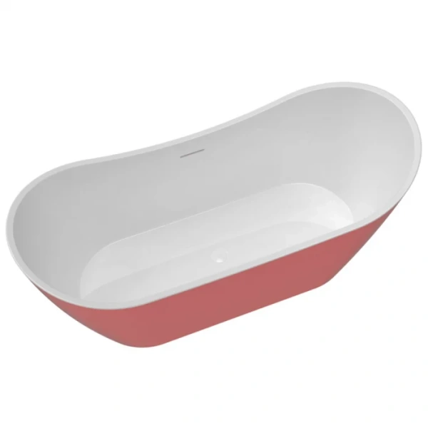 Ванна акриловая Delice Provanse 170х80 см розовая матовая DLR440102P (детальная фотография), современныe, hi-tech