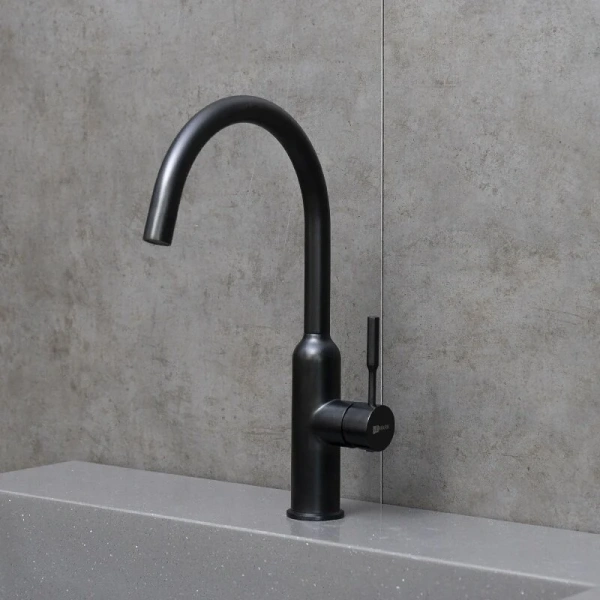 Смеситель для кухни Lemark Expert черный LM5079BL (детальная фотография), черные