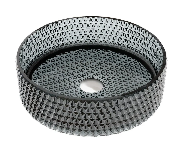 Раковина Ceramica Nova Cristal 36 см черная CN6060 (детальная фотография)