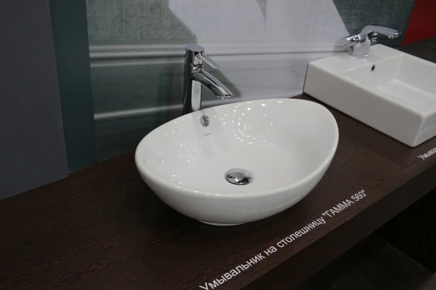 Раковина Kirovit Гамма 55 см фарфор Вн Крв13 (детальная фотография), современные, hi-tech
