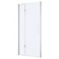 Душевая дверь профиль матовый хром стекло прозрачное Vegas-glass