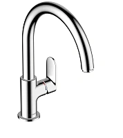 Смеситель для кухни Hansgrohe Vernis Blend M35 с поворотным изливом, хром