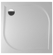Душевой поддон из литьевого мрамора с сифоном Riho Kolping DB20 80x80 см