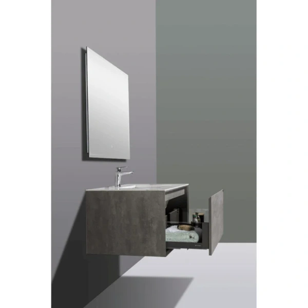 Зеркало с подсветкой Black&White Universe 100 см прямоугольное 909.1000MR (детальная фотография), 100 см