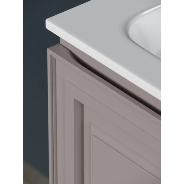 Тумба под раковину подвесная Sancos Very 60 см doha soft VR60SM (детальная фотография), подвесная, пристенная