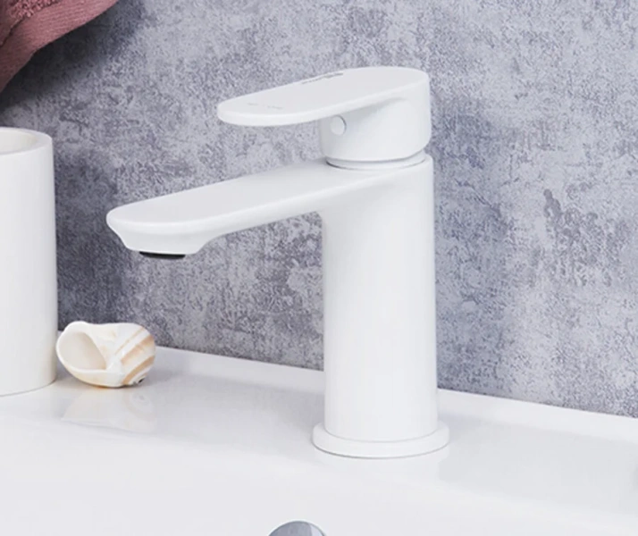 Смеситель для раковины WasserKRAFT Mindel белый 8503 (детальная фотография)