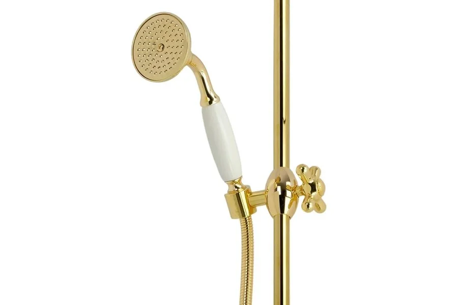 Душевая стойка Migliore Prestige золото 32126 (детальная фотография), с изливом