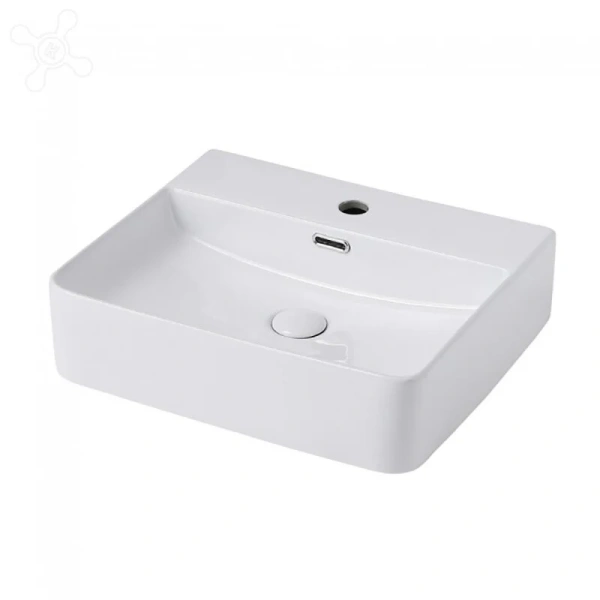 Раковина Abber Rechteck 50 см белая AC2203 (детальная фотография)