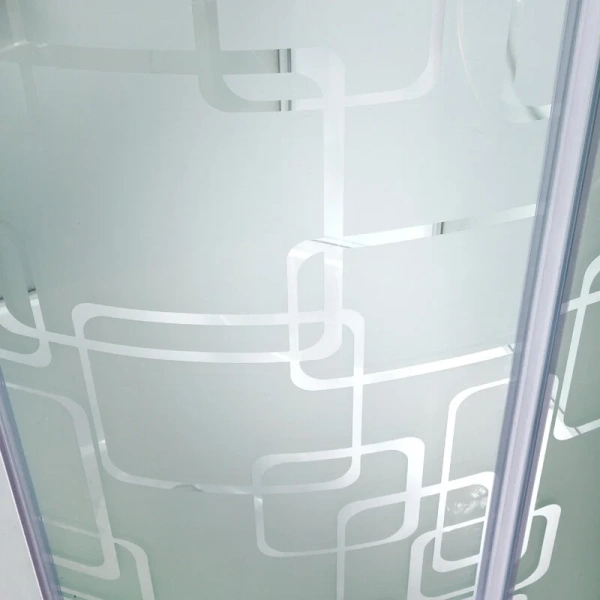 Душевая кабина Deto EM 100x100 см угловая EM1510NGM (детальная фотография), с раздвижными дверьми