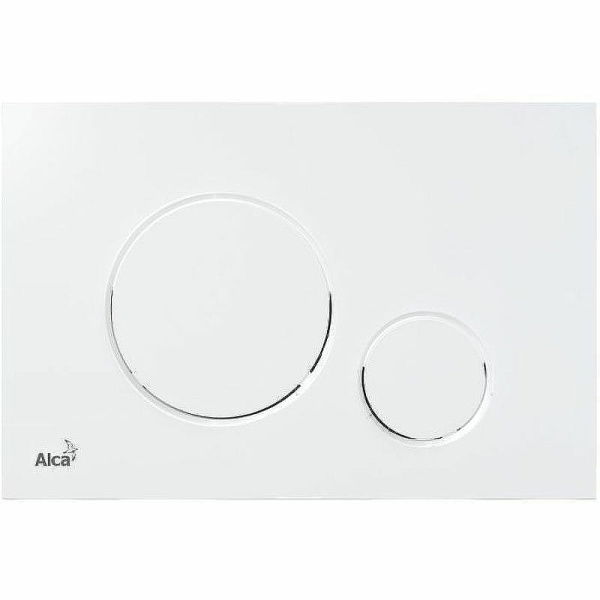 Инсталляция для унитаза Alcaplast кнопка смыва белая AM101/1120-4:1 RU M670-0001 (детальная фотография), в наличии