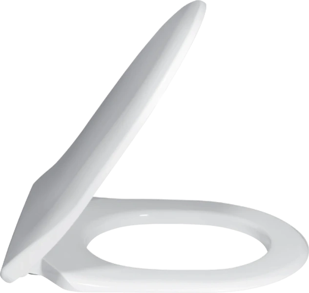 Сиденье с крышкой для унитаза slimseat softclose quick release, петли нержавеющая сталь, Villeroy&Boch Subway 9M65S1 (детальная фотография)