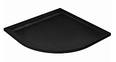 Душевой поддон Cezares Tray 90х90 см чёрный