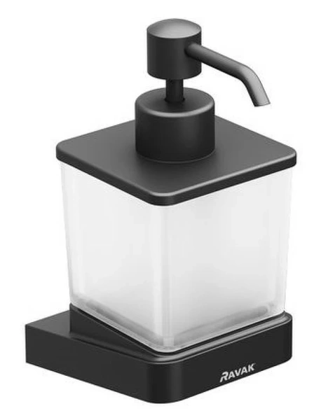 Дозатор для мыла Ravak 10° черный X07P559 (детальная фотография)