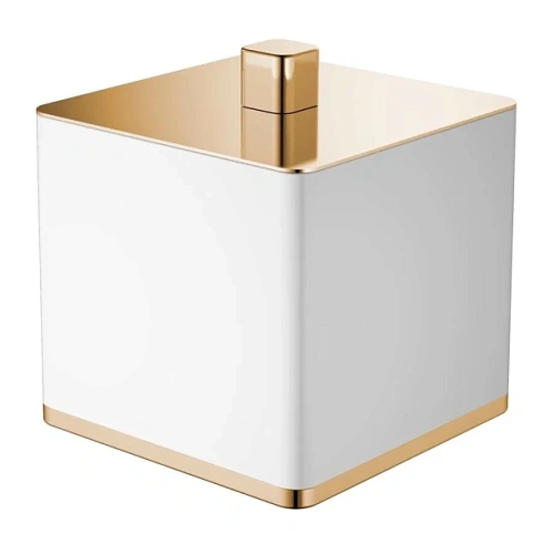 Стакан для ванной Boheme белый/золото - фото 4