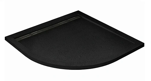 Душевой поддон Cezares Tray 90х90 см чёрный - фото 4