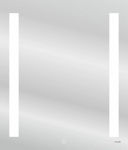 Зеркало с подсветкой Cersanit Led 70 см прямоугольное KN-LU-LED020*70-b-Os (детальная фотография)