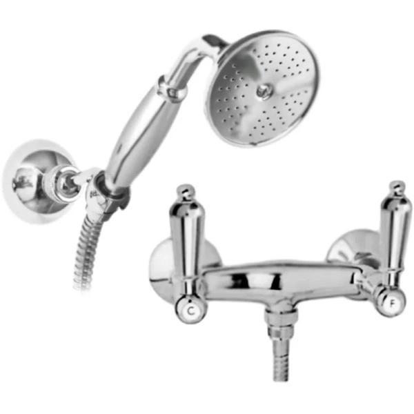 Смеситель для душа Cezares First хром ручки металл FIRST-D-01-M (детальная фотография)