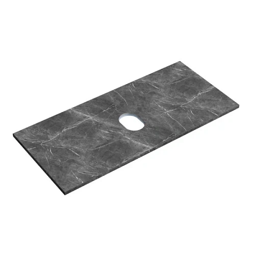 Столешница Sancos 100 см без отверстия под смеситель black sky - фото 2