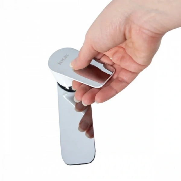 Смеситель для раковины IDDIS Cloud хром/белый CLOSB00i01 (детальная фотография), современные, hi-tech