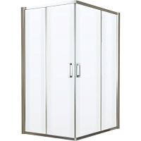 Душевой уголок профиль глянцевый хром стекло прозрачное Vegas-glass