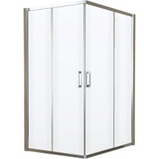 Душевой уголок профиль глянцевый хром стекло прозрачное Vegas-glass
