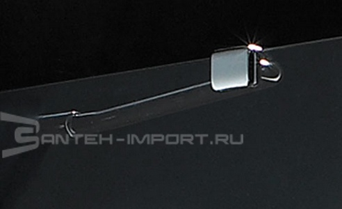 Душевой уголок Cezares Elena-W-AH-1-100/90 профиль хром (детальная фотография), 100х90
