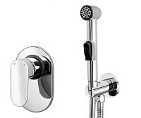 Гигиенический душ со смесителем WasserKRAFT Donau хром