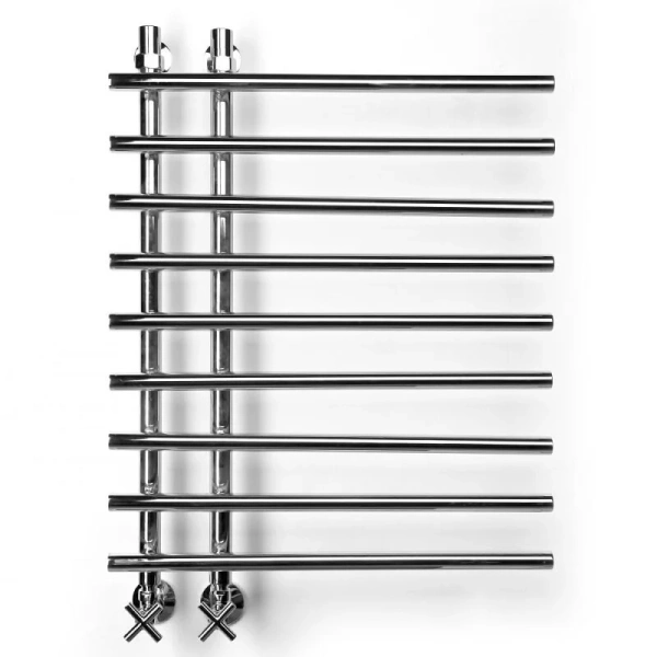 Полотенцесушитель водяной Ника Bamboo 80x40 см хром ЛБ 4 80/40 (детальная фотография)