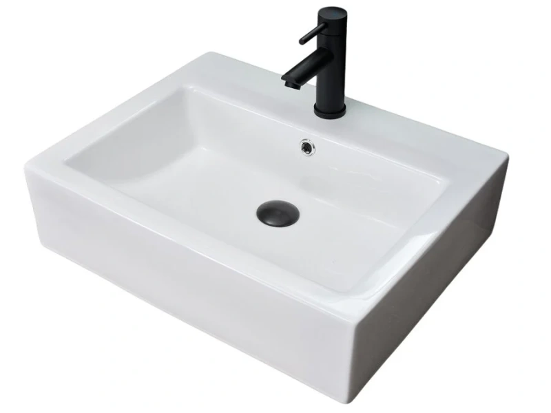 Раковина GID Geometrico N9157 57 см белая 51216 (детальная фотография)