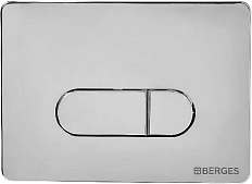 Клавиша смыва BERGES Novum D3 хром глянец