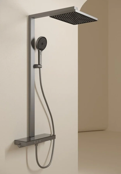 Душевая стойка Sancos Vos вороненая сталь SC6100GG (детальная фотография), другие