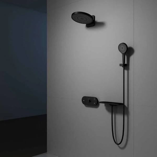 Душевой комплект Vincea Futura черный VSFW-2F12TMB (детальная фотография), черные