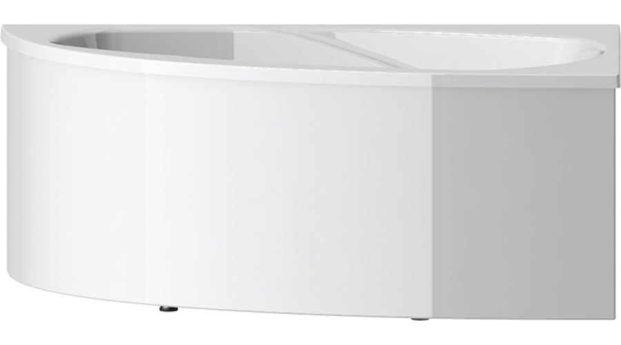Ванна, цвет белый, Astra-Form Тиора Astra-Form Tiora right white (детальная фотография), белые