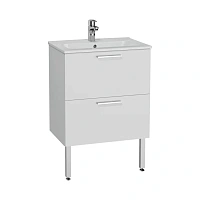 Тумба с раковиной напольная VitrA 60 см белый глянец